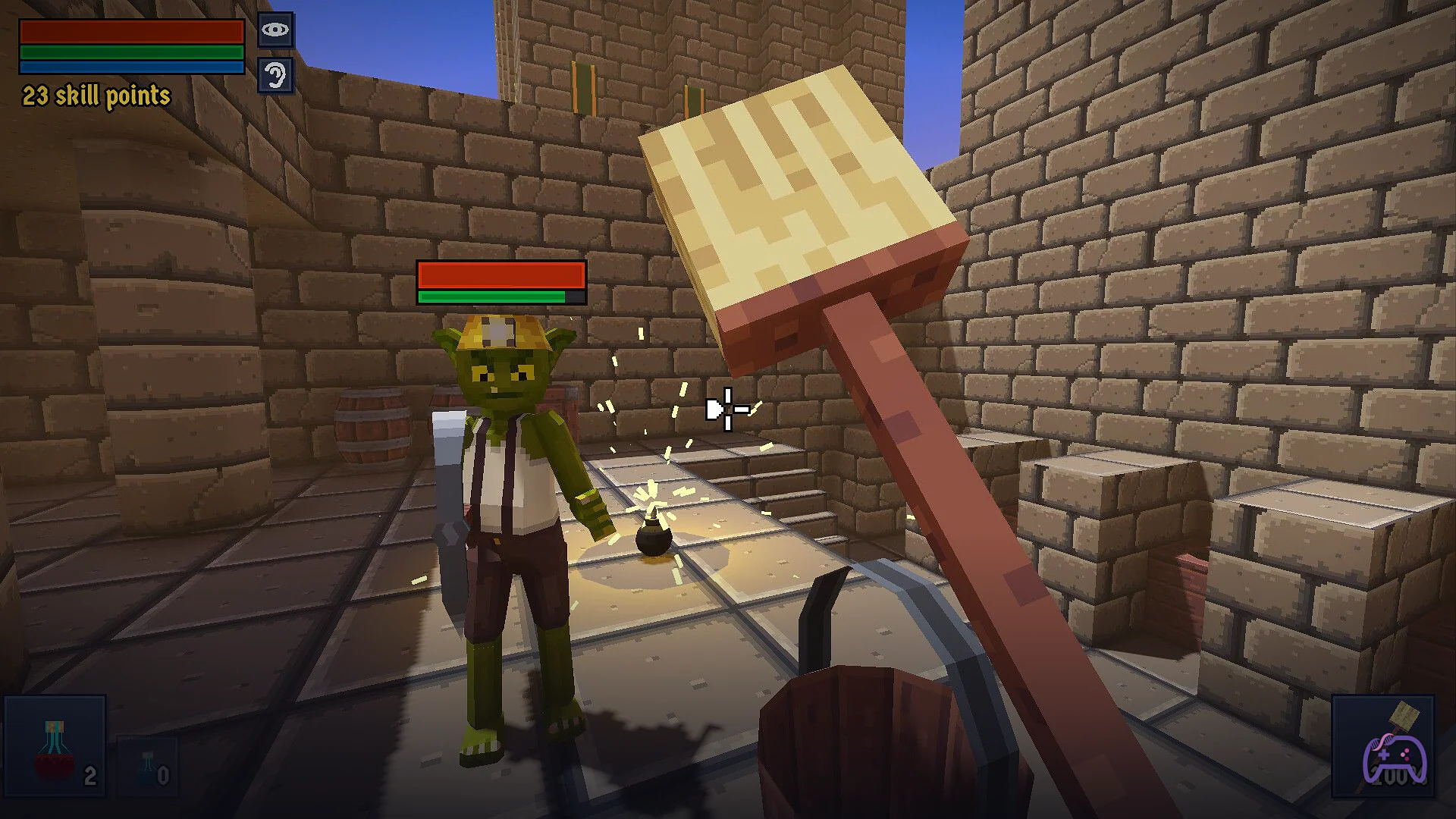 The Adventures of Sir Kicksalot: вышел инди-экшн как Minecraft, но с боевкой Dark Messiah