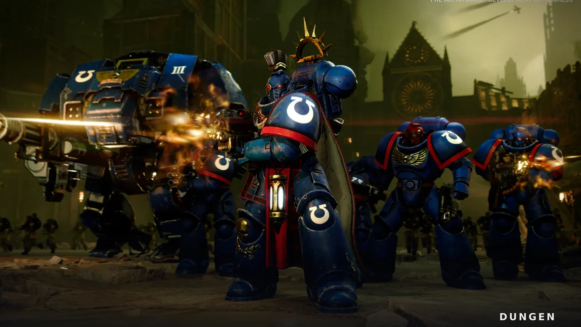 В Total War: Warhammer 40,000 здания сносят прямо на головы врагов